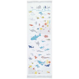 Kontex 62179-001 Face Towel, Cloth Towel, Bathroom, Aquarium, Made in Japan, Blue, Approx. 13.0 x 39.4 inches (33 x 100 cm)
