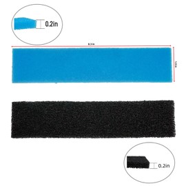 8 PCS Mini Split Air Filter Fit for Mitsubishi Electric MSZ-FH06NA MSZ-FS06NA MSZ-FH15NA MSZ-FS15NA Replacement for MAC-2330FT-E MAC-3000FT-E Without Frames