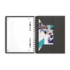 Oxford Meetingbook International A5, kariert 160 Seiten, mit Gummizugmappe und