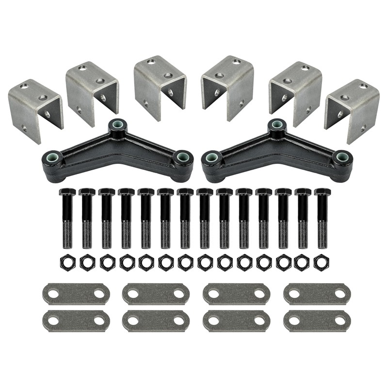 KUAFU Trailer Leaf Spring Hanger Kit for Double Eye Springs(3.5K