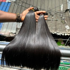Raw Unprocessed Cambodian Hair Bone Straight Human Hair Bundles with Closurestyle: raw hair, color: 1 pcs burmese curly, Stretched Length: 16 Inches