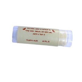 IPPINKA Bálsamo Labial Cítrico Mikan: Con Manteca De Karité, Aceite De Ricino, Aceite De Girasol Y Vitamina E. Elaborado Artesanalmente En Lotes Peque