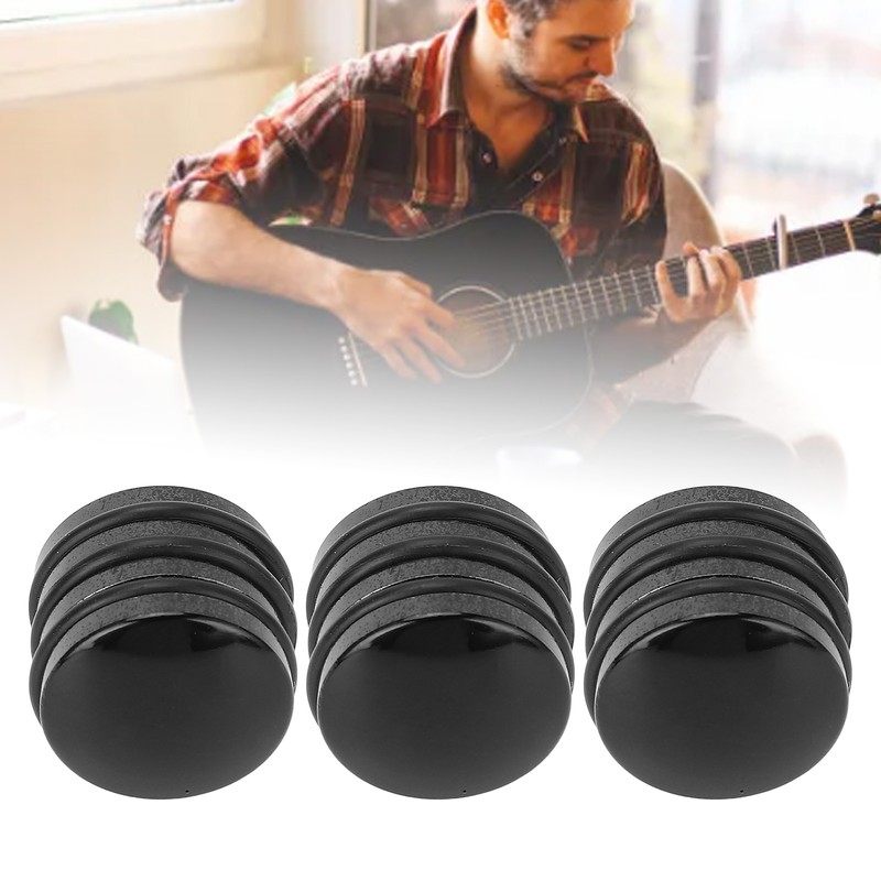 3pcs O Ring Guitar Knob Anti Slip Grip Metal Electric