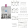 Youhot 100pcs Fishing Duo Lock Snaps Quick Change Lure Hooked