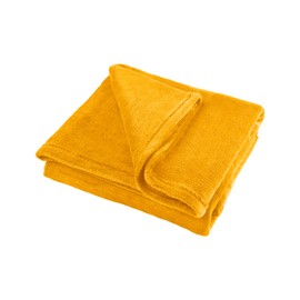 Teesa TSA8901-3 Fleece Blanket 150 x 200 cm Yellow