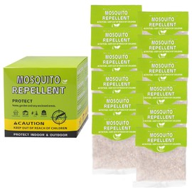 Natural Mosquito Repellent Scent Bits Dunks Pouch Outdoor Patio Camping Car & Party Indoor: Mosquito Dunks for Standing Water, Kids & Pets Safe, Longer Lasting (12-Pack)