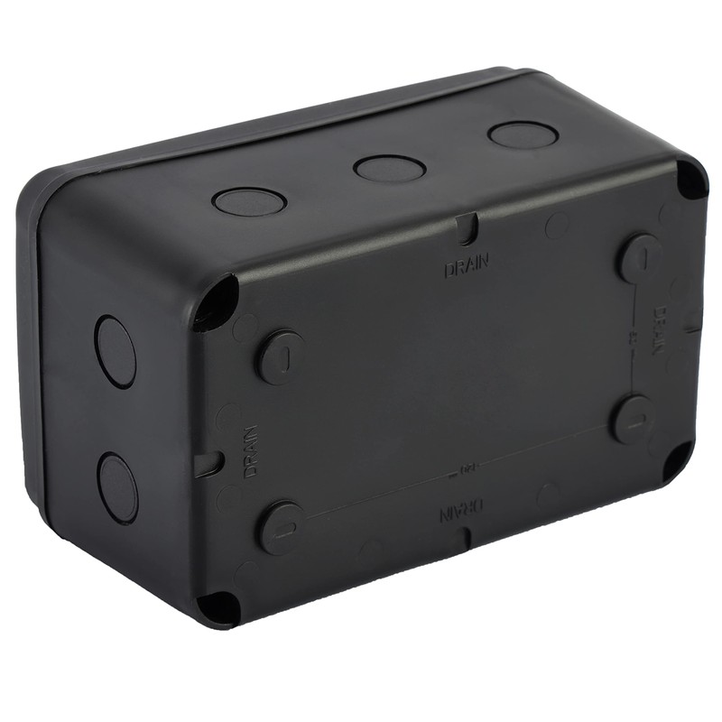 EGIZPY EG-043 IP66 Outdoor Weatherproof Universal Electronics Enclosure Project Black