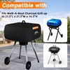 EVRBUL Portable Charcoal Grill Cover, 21.5"L x 21.5"W x 14.5"H
