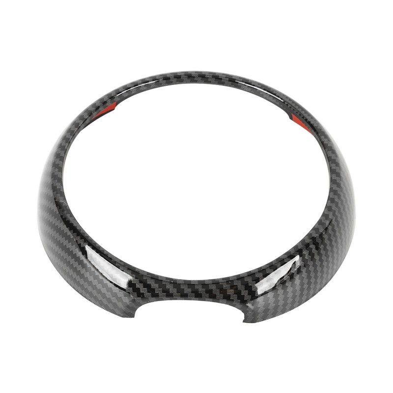 Car Dashboard Cover Edge Trim Decoration Ring Carbon Fibre Style
