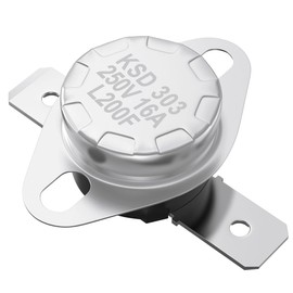 WKZO SRV230-0900 High Limit Switch for Quadra-Fire Classic Bay 1200i & CB1200 Pellet Stoves Snap Disc #2 Safety Sensor Thermodisc,Snap Disc Switch High Temp Limit 200°F, Auto-Reset