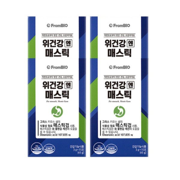 Frombio Stomach Health Mastic Gum Mastic Gum 2 months / 프롬바이오 위건강엔 매스틱검 메스틱검 2개월