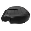 FZJDSD Black Driver & Passenger Side Bottom Leather Replacement Seat