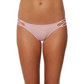 O'Neill Women Standard Salt Water Solids Criss Cross Swimsuit, Cotton Candy, L