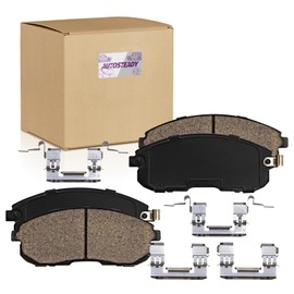 AUTOSTEADY Ceramic Front Brake Pads Replacement for Nissan 350Z Altima Cube Juke Maxima Sentra Versa, Infiniti G20 G35 G35 I30 I35, Suzuki SX4 Disc Brakes Driver Passenger Side 815A