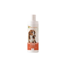 Royal Softness Dog Shampoo – Aloe & Argan Soft & Shine Formula Soothing Shampoo for Sensitive Skin, with Aloe Vera and Grape Seed Oil, maintaining Coat Softness.