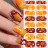 Fall Yellow Nails Wrap Stickers Maple Leaf Nail Polish Stickers