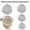 4 Packs Fine Mesh Paint Strainer 60 Mesh Stainless Steel