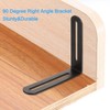 sourcing map 2Pcs Adjustable L-Shape Corner Brace with Slot, 7.87