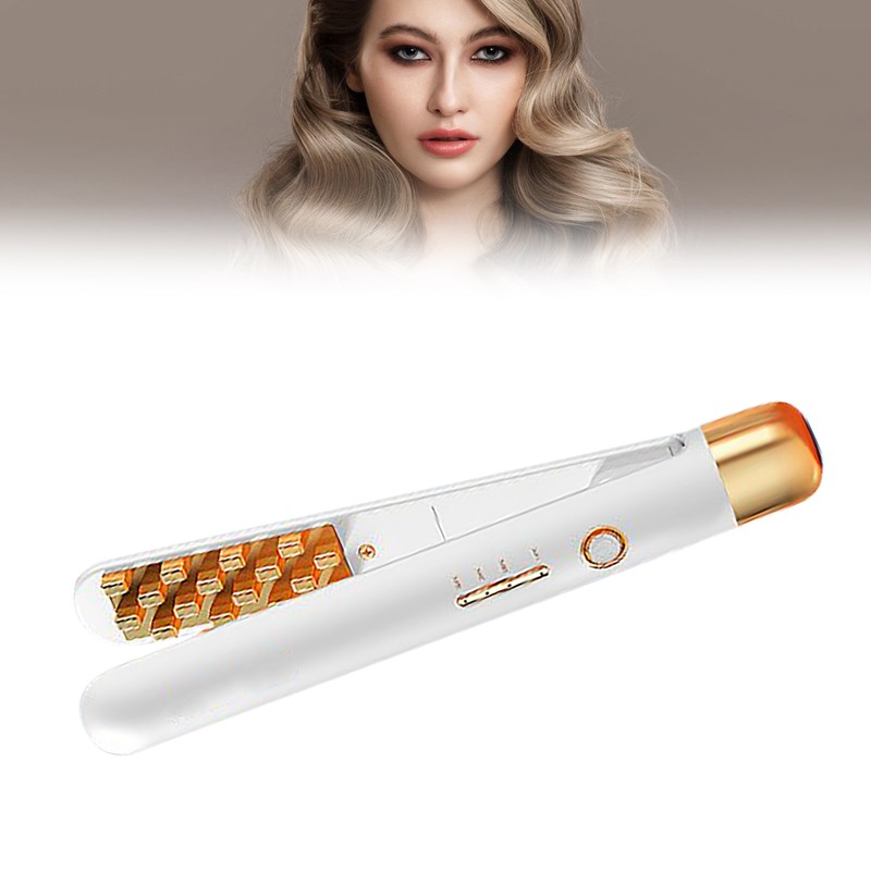 Mini 3D Grid Hair Crimper Quick Styling Portable Multi Functional