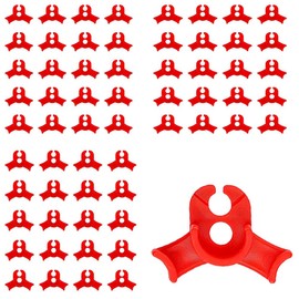 40 Pcs Plant Training Clips, Low Stress Training Clips,90 Degrees Plant Trainer Bud Plant Bender Plant Training Clips Bud Bender for Plant Gardening (Red)