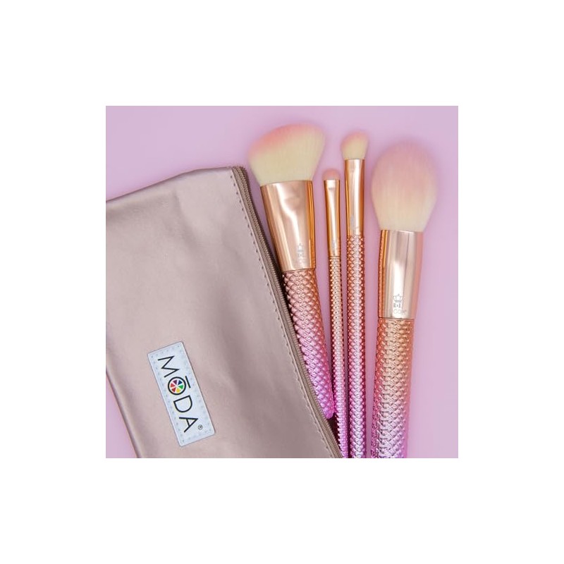 Royal Brush Moda Rose Cosmetic 5 Piece Make Up Complete