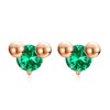 Cute Mickey Earrings, Women's Earrings, Birthstone, 925 Sterling Silver, Hypoallergenic,