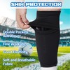 Haakong 2Pcs Soccer Shin Guards Sleeves for Footoall Games Sleeves