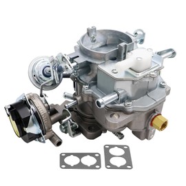 Yonder Flux 2-Barrel Carburetor for Jeep 6 CYL 4.2L 258 Cu Engine, AMC Automatic Choke 1983-1988 for Jeep CJ5 CJ7 J10 Wagoneer Cherokee Wrangler Sport lslander Sahara, Replace OE 1806449