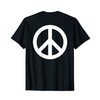 Backprint Peace Symbol and Peace Sign Peace Sign T-Shirt