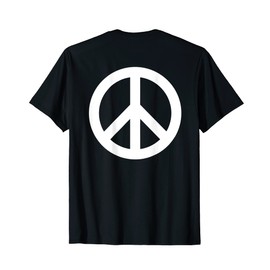 Backprint Peace Symbol and Peace Sign Peace Sign T-Shirt