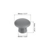 sourcing map 600Pcs Screw Hole Plugs, 5mm(3/16") Dia Plastic Snap