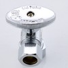 (2-Pack) Cyrret Angle Stop Shut off Valve, 1/4 Quarter Turn,