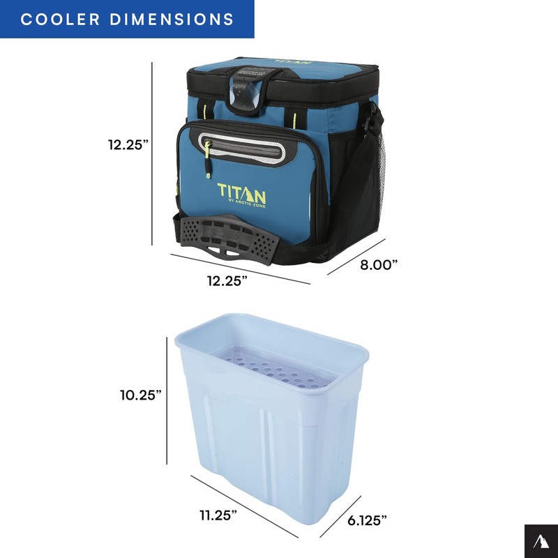 Titan by Arctic Zone 16 Can Zipperless Soft Cooler with