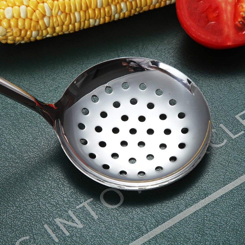 Stainless Steel Skimmer, Berglander Metal Strainer, Kitchen Cooking Skimmers for