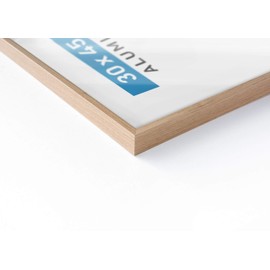 accent by nielsen Duo Aluminium Picture Frame 18 x 24 cm Oak