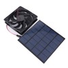 5W Solar Panel Fan Eco Friendly Low Noise Compact Portable