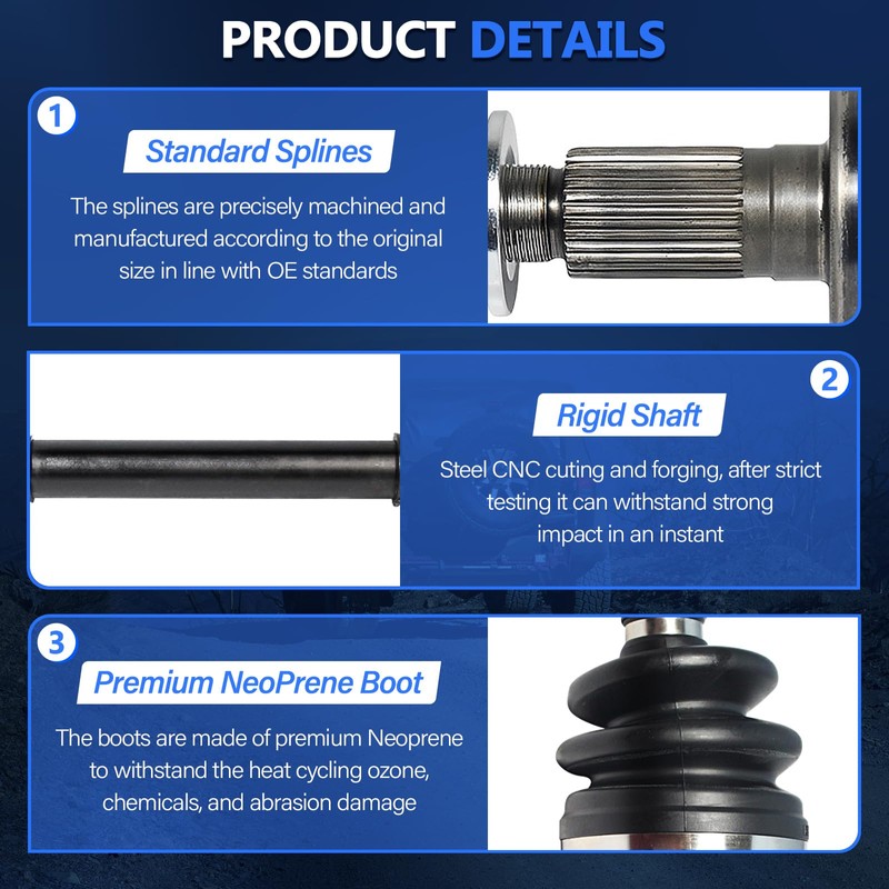 Maxfavor CV Axle Front fit for Honda Civic EX LX