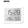 GooDay Smart Digital Alarm Clock, w/Magnetic Attraction, Indoor Temperature Humidity,