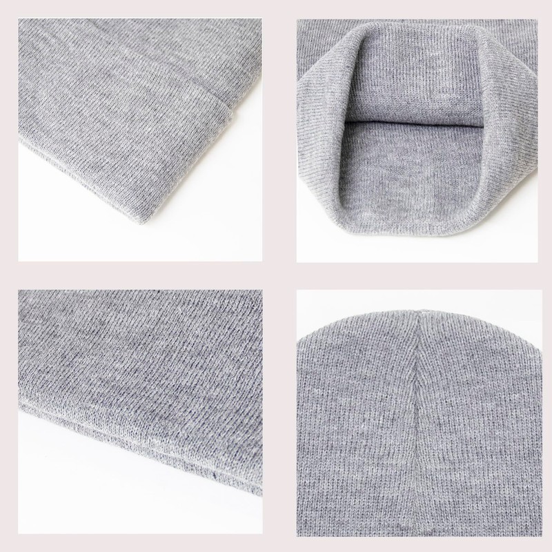 Gloop Winter Hat Fine Knit Beanie Baseball Cap Unisex for