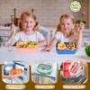 SENBSLAN Lunch Box,1200ml Leakproof Bento Lunch Box,Food Container with 3