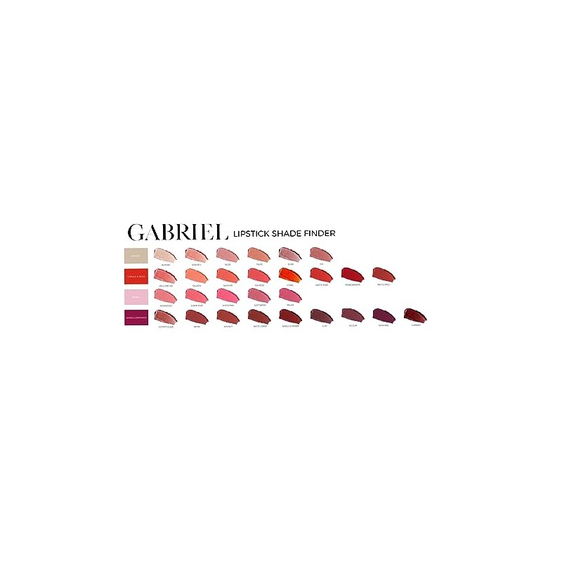 Gabriel Cosmetics, Vegan,Lipstick, Matte Spice.14 Ounce