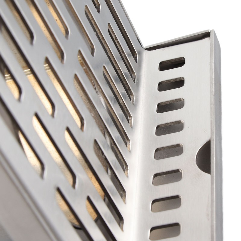 Side Drain 304 Stainless Steel Corrosion Resistance Thickened L Shape
