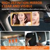 car mirror vanity Rechargeable Led, 3 Light Modes,Dimmable Touch Screen,Side