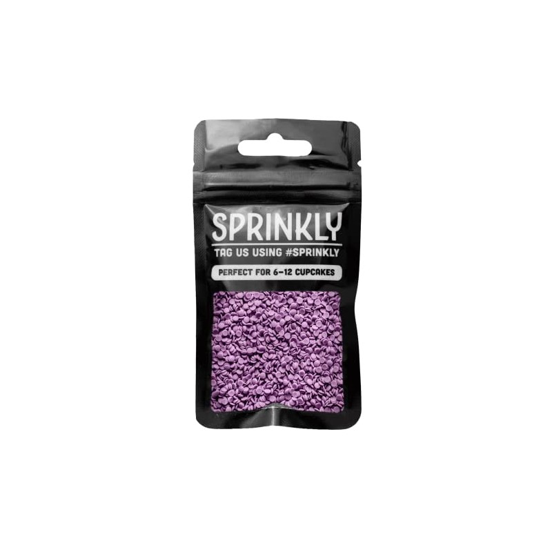 SPRINKLY - Matt Sugar Confetti - Purple - 25g
