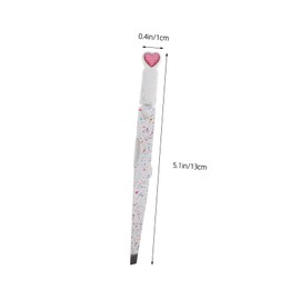 Beavorty Tip Tweezers Eyebrow Brush Set Eyebrow Razor and Folding Comb for Precision Grooming