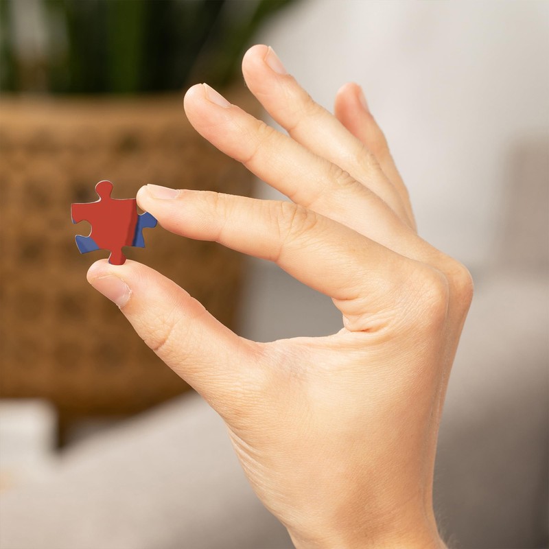 Skier Admiring, Steamboat Springs, Colorado (1000 Piece Puzzle, Challenging Jigsaw