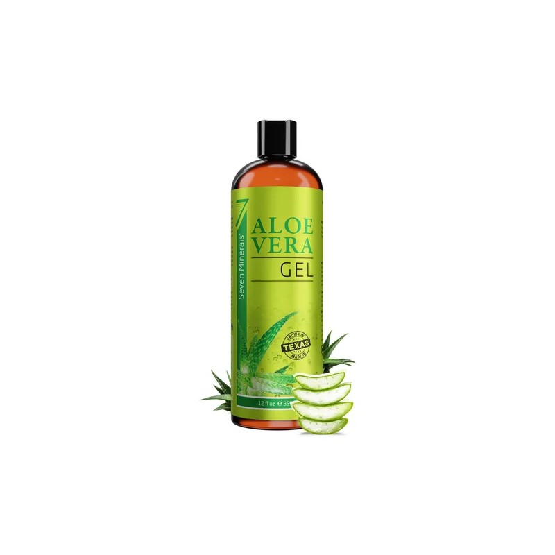 Aloe Vera Gel - 99% Organic, 12 Oz - No