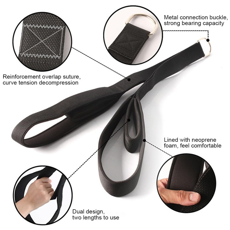 Tricep Rope Cable Attachment. 29 Inch & 28 Inch Two