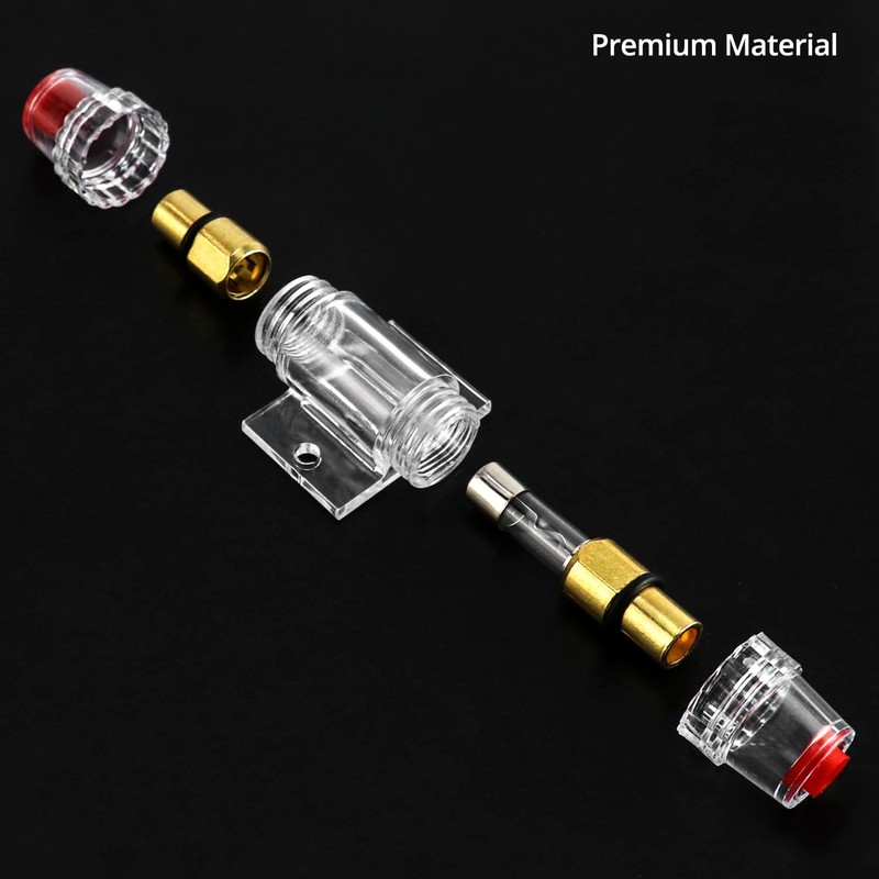 QWORK 4-8 AWG In-line Fuse Holder with 60A AGU Fuses
