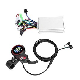 Fafeims Electric Bike Controller Box Motor Brushless Controller with LCD Display Panel for E-Bike (48V)